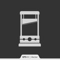 Guillotine icon for web and mobile