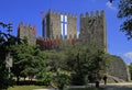 Guimaraes castle and surrounding park, the northern Portugal Royalty Free Stock Photo