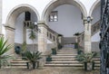 Traditional Mediterranean patio, villa, Portugal Royalty Free Stock Photo
