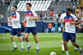 GUIMARAES, PORTUGLAL - June 09, 2019: England football team training session before the UEFA Nations League Finals match for third Royalty Free Stock Photo