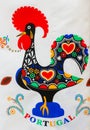 Guimaraes - Typical rooster of Barcelos, symbol of Portugal