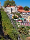 Guindais Funicular Railway, Porto, Portugal. Royalty Free Stock Photo