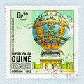 Guine Bissau Postage Stamp - Decorative Hot Air Balloon
