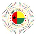 Guinea-Bissau national day badge.