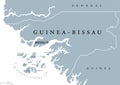 Guinea-Bissau political map