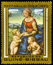 Guinea-Bissau Postage Stamp With Art From Raffaello 