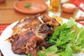 Guinea Pig roasted - traditional Meal in Peru
