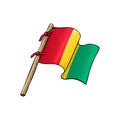 Vector of Guinean Flag