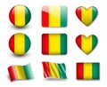 The Guinean flag