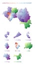 Guinean low poly regions.