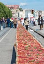 Guinnes World record pizza long 2 km