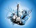 Guitar abstract Royalty Free Stock Photo