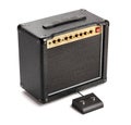 guitar amp footswitch path isolated Royalty Free Stock Photo