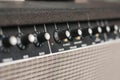 Guitar amp and jack Royalty Free Stock Photo