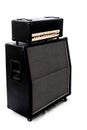 Guitar Amp stack left Angle Royalty Free Stock Photo