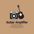 Guitar And Amplifier. Royalty Free Stock Photo