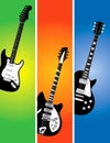 Guitar banners set Royalty Free Stock Photo