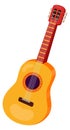 Guitar cartoon icon. Classic acoustic music instrument