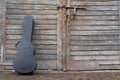 Guitar case Royalty Free Stock Photo