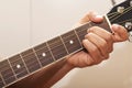 Guitar chord A Royalty Free Stock Photo