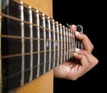 A guitar Chord Royalty Free Stock Photo