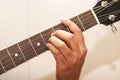 Guitar chord B Royalty Free Stock Photo