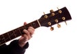 Guitar Chord D Major Royalty Free Stock Photo