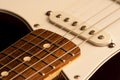 Guitar closeup with neck Royalty Free Stock Photo