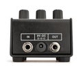 guitar distortion pedal Royalty Free Stock Photo