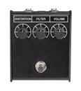 guitar distortion pedal Royalty Free Stock Photo