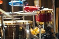 Guitar drums and studio equipment