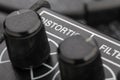 guitar effects distortion pedal Royalty Free Stock Photo