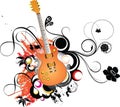 Guitar and Floral