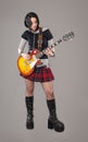 Guitar girl Royalty Free Stock Photo