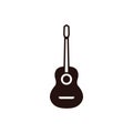 Guitar graphic design template vector isolated Royalty Free Stock Photo