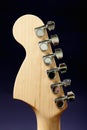 Guitar headstock back