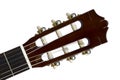 Guitar Headstock Front View Royalty Free Stock Photo