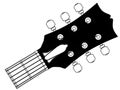 Guitar Headstock Outline Drawing