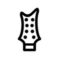 guitar headstocks icon or logo isolated sign symbol vector illustration