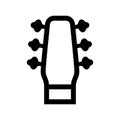 guitar headstocks icon or logo isolated sign symbol vector illustration