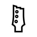 guitar headstocks icon or logo isolated sign symbol vector illustration