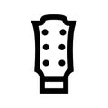 guitar headstocks icon or logo isolated sign symbol vector illustration