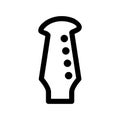 guitar headstocks icon or logo isolated sign symbol vector illustration