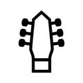 guitar headstocks icon or logo isolated sign symbol vector illustration