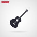 Guitar icon. Vector.