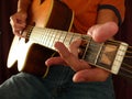Guitar Lesson Beginner Royalty Free Stock Photo