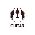 Guitar logo template
