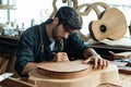 Guitar Luthier Ensures Back and Body Match in Mold