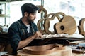 Guitar Luthier Ensures Back and Body Match in Mold