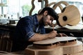 Guitar Luthier Ensures Back and Body Match in Mold